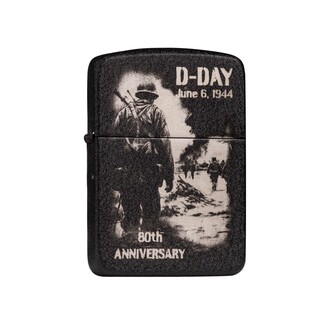 zippo打火机正品诺曼底登陆80周年正版防风煤油送男朋友七夕礼物