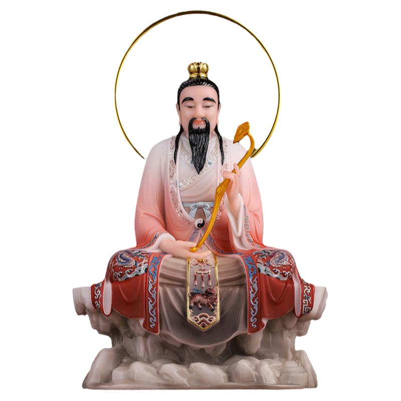 三清道祖元始天尊灵宝天尊汉白玉