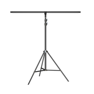 摄影T型背景架白色背景布PVC背景纸支架证件照人像摄影神牛背景板夹可折叠拍照伸缩直播间装饰墙便携架子