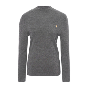 【博主同款】JESSIE羊毛衫女秋冬气质显瘦琥珀流光上衣针织打底衫