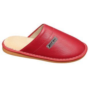 牛筋底 皮拖鞋男女居家情侣保暖真防滑皮托鞋地板冬季棉拖鞋ZJTYN