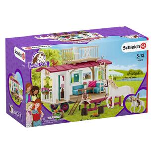 Schleich德国思乐马玩具过家家房车做饭厨房 送男女儿童生日礼物