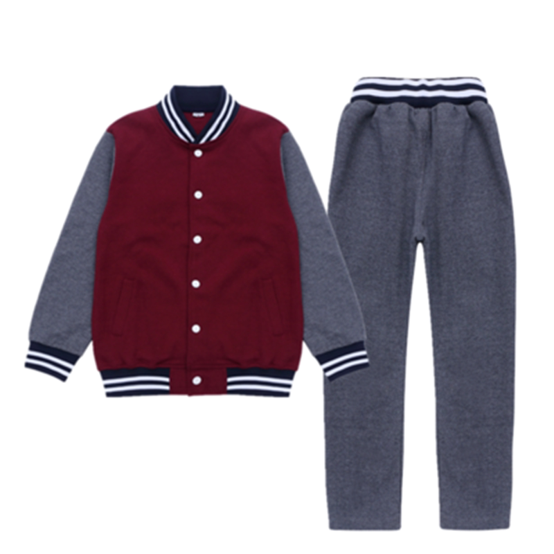 伊顿同款中小学生春秋棒球服校服