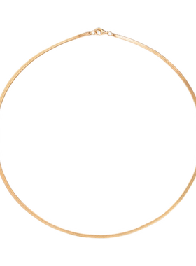 通体925银柔软蛇骨链百搭日常