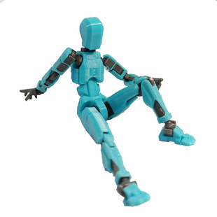 新版多关节可动人偶幸运13生日礼物玩偶摆件潮流人仔3d打印玩具