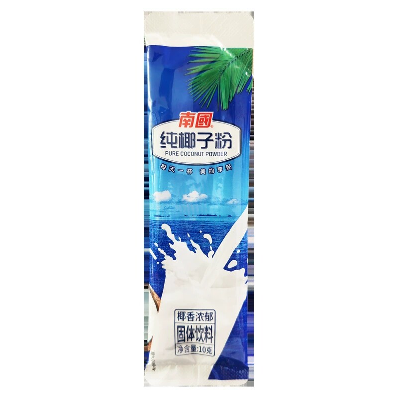 南国纯椰子粉无添加白砂糖家用商用速溶椰粉冲调冷饮便携独立包装