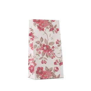 出口中号无提手折口纸袋平口袋糖果袋礼物纸袋折口袋子围巾礼品袋