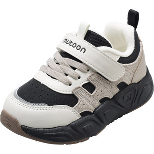 牧童男童鞋儿童户外运动鞋2025冬季新款轻便跑步鞋子加绒保暖棉鞋