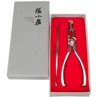 张小泉吃螃蟹工具夹子大闸蟹钳夹剥蟹304家用礼品套装
