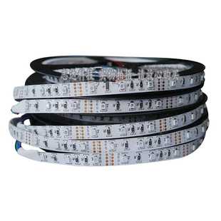 USB电池盒5V35282835RGB led彩色软灯带爆闪跑马流水野营摆摊灯带