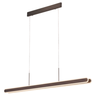 新特丽心锁轻奢长条餐厅吊灯商用直线现代简约一字艺术餐桌吧台