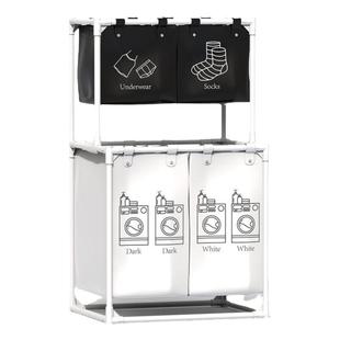 多功能脏衣篮衣服收纳筐洗衣篮阳台置物架脏衣篓 Laundry basket