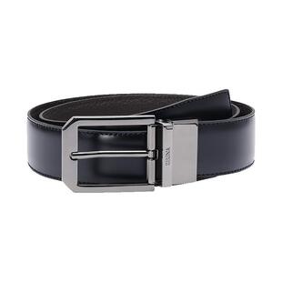 【自营】Zegna/杰尼亚 男士针扣可裁剪双面旋转腰带 LHAVG B011RZ