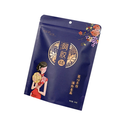 阿胶糕包装袋子手工固元膏牛皮纸自封袋密封礼品袋礼物封口袋定制