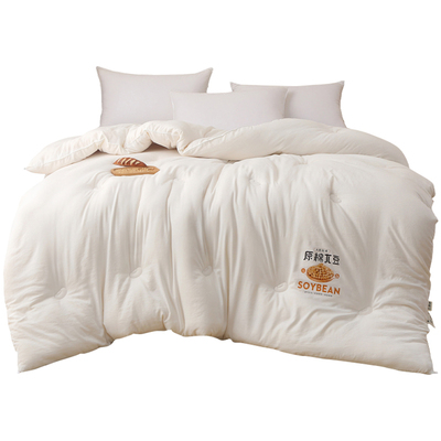 冬天加厚保暖超柔大豆纤维被子