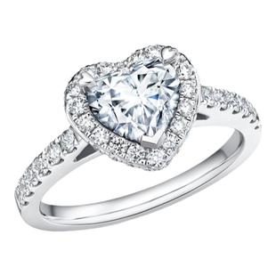 DR钻戒 DR HEART系列 奢华款 求婚钻戒戒指女订婚天然钻石WJ0460