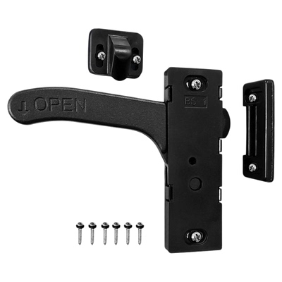 BSS370-1B 房车 改装车 精品锌合金手柄纱门锁 RV 旅居车纱窗门锁