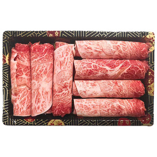 澳洲进口BMS12纯种和牛 日式寿喜烧片/火锅片牛肉食材 A5级别200g