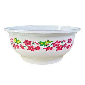 一次性碗筷圆形塑料餐花碗打包盒碗筷杯婚庆加厚塑料碗饭盒外卖碗