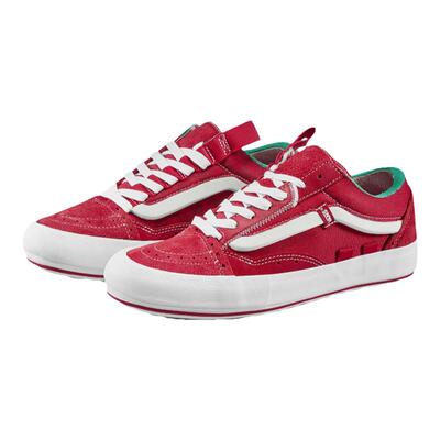 Vans解构红色低帮滑板鞋特价