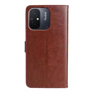 适用红米12c手机壳Redmi12C翻盖式皮套22120RN86C全包防摔硅胶软保护套男女款商务简约小米12c插卡外壳带手绳