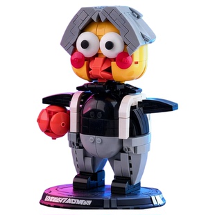 鸡你太美汽车摆件蔡坤徐坤周边手办ikun小黑子乐高人仔小积木玩具