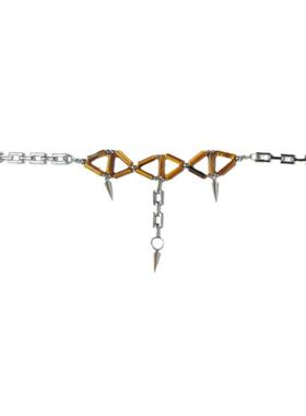 奇妙山海美拉德虎眼石项链