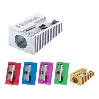 施德楼金属卷笔刀510 10/20STAEDTLER双孔削笔器笔刨转笔刀铅笔刀学生专用美术绘画用品官方旗舰店进口文具