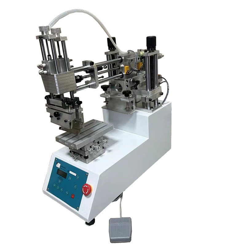 1520T小型丝印机 斜臂全自动平面台式丝网印刷机  玻璃塑料丝印机