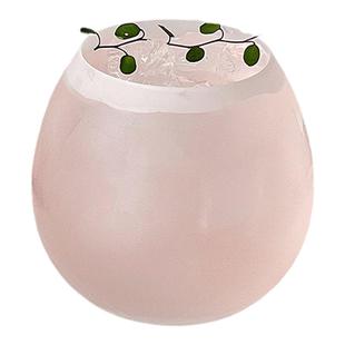 磨砂大肚玻璃杯家用女生可爱圆形透明喝水杯冷饮果汁拿铁咖啡杯子