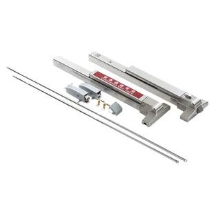 防火门锁推杆锁平推杆式消防门锁逃生门锁安全通道锁天地锁带报警