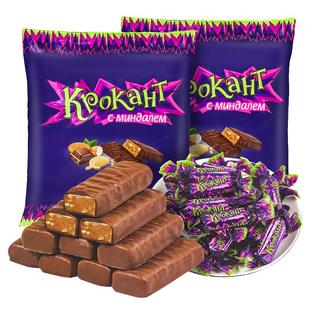 kdv俄罗斯紫皮糖正品进口巧克力糖果散装休闲小吃零食品批发喜糖