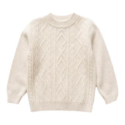 青少年学生羊绒中圆领百搭风毛衣