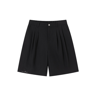 FORNINES莱赛尔短裤男款休闲五分裤子夏季沙滩裤新款高级宽松中裤