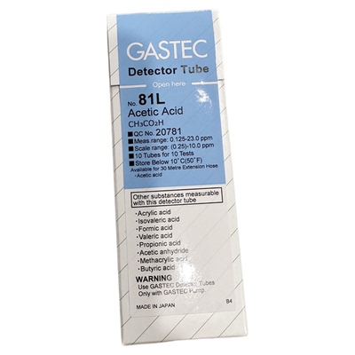 日本GASTEC乙酸气体检测管81检知