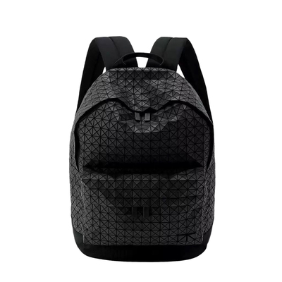 几何菱格旅行双肩包大容量通勤包