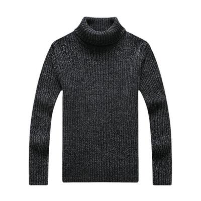 男士休闲高领毛衣冬季新款针织衫