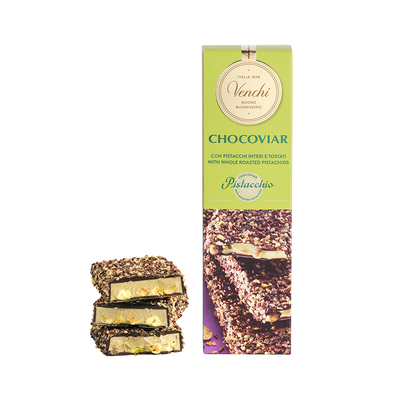Venchi开心果夹心巧克力排块200g