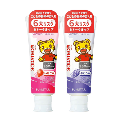 日本Sunstar巧虎儿童牙膏