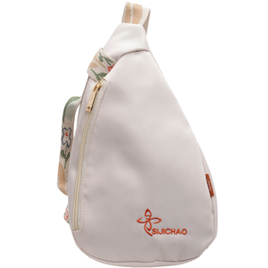 斜挂包女式2024新款时尚潮流胸包斜挎包尼龙布宽肩带骑行包可手提