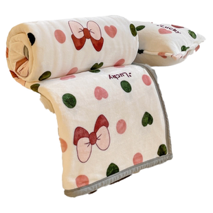 冬季双面绒铺床毛毯珊瑚绒毯子学生宿舍法兰绒床单牛奶绒沙发盖毯