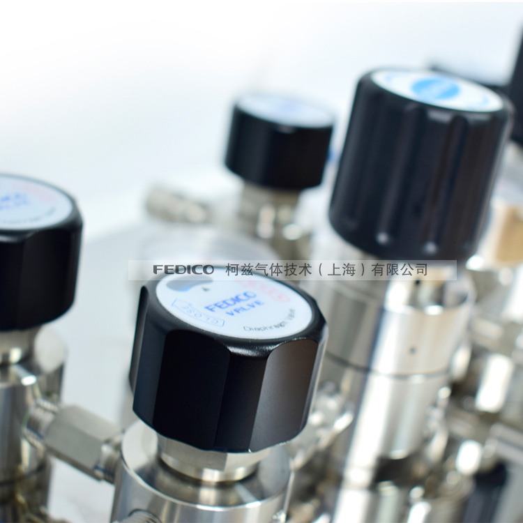 双侧式半自动切换 氯气 氨气氯化氢 氟化氢特气控制面板 一备一用