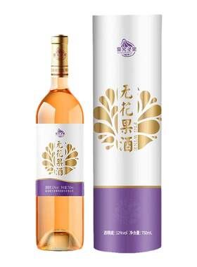 威海特产紫光圣果无花果酒12度