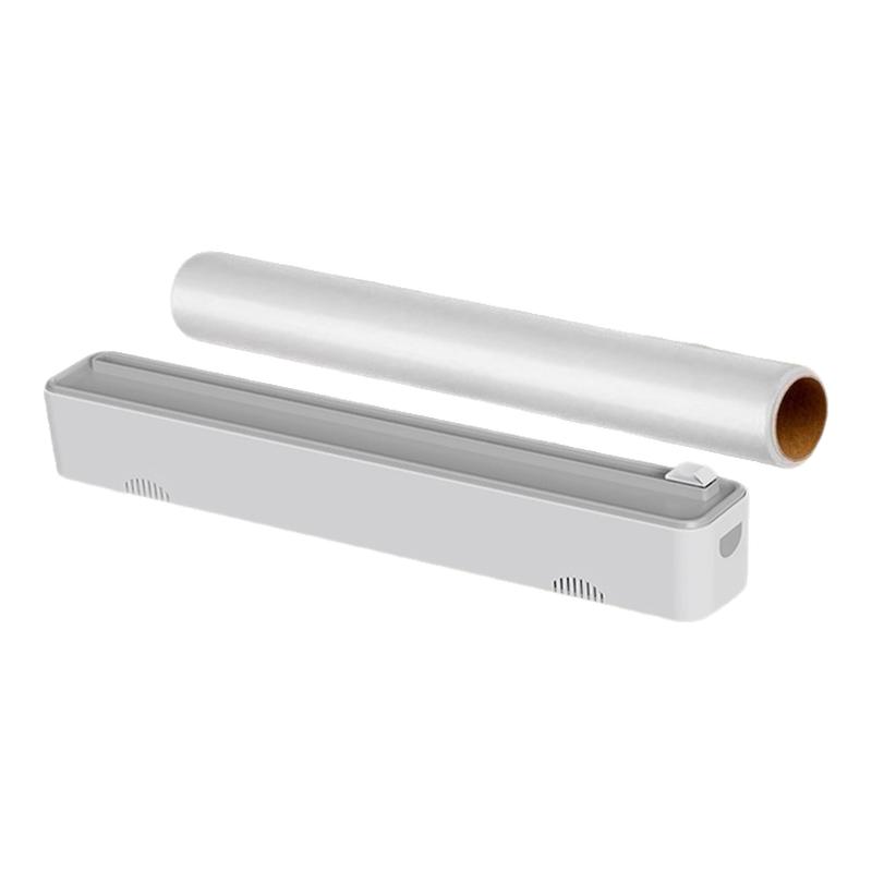 一次性保鲜膜套食品级专用带切割器磁吸家用冰箱厨房免撕切割神器