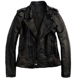 桑尼白菜价福利！出口日单进口头层NAPPA纳帕羊皮女真皮皮衣