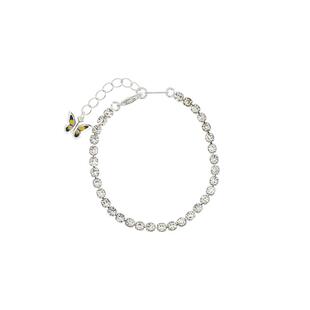 STUGAZIButterfly Bracelet银色满钻蝴蝶手链小众设计ins小众礼物