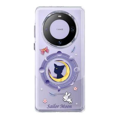 适用华为mate70pro磁吸支架透明