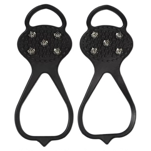 户外冰爪防滑鞋套儿童登山神器老人通用滑雪路面防摔倒冰抓鞋套链