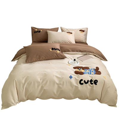 秋冬季加厚纯棉磨毛四件套