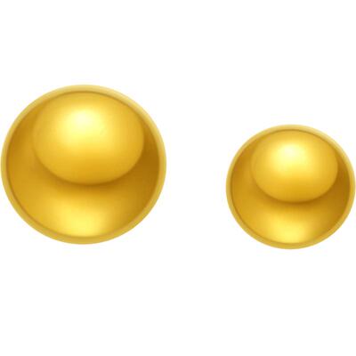 潮宏基收藏金豆黄金摆件投资金